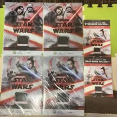 スターウォーズクリアファイル4枚＆おまけスタンプラリー冊子