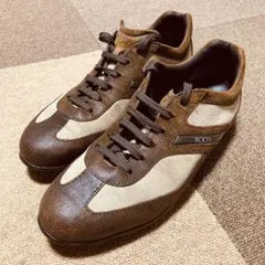 TOD'S TODS トッズ レザー 切替スエード スニーカー UK6 26cmのサムネイル