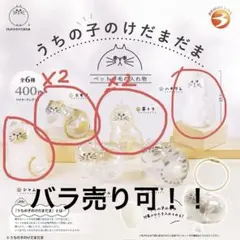 【正規品】うちの子のけだまだま　6個セット