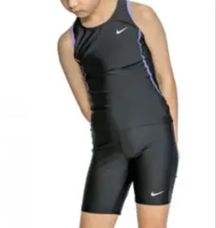 新品タグ付き NIKE ナイキ セパレート水着 女の子 130cm 紺
