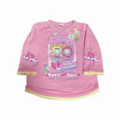 メゾピアノ ベリエちゃん長袖カットソー 120 cm ピンク y2k 平成レトロ