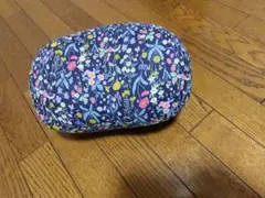 花柄ネイビー 枕