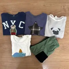 長袖トレーナー ＆起毛パンツ 130 まとめ売り