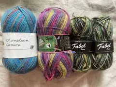Sock yarn ソックヤーン3点まとめ売り[10]