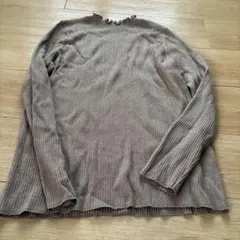 ブラウン ニット