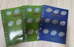 ポケカ　ポケパーク ファイル　フォレストシート2冊　ブルーシート　1冊のサムネイル