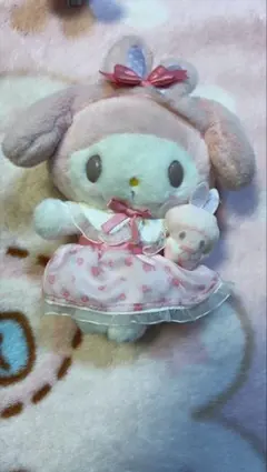 サンリオ　マイメロ　私のちいさなたからもの　ぬいぐるみ 　タグ付き マイメロディ - サンリオ マイメロディ私のちいさなたからもの