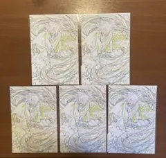 鬼滅の刃　柱展　原画　ポストカード　冨岡義勇　5枚セット ②