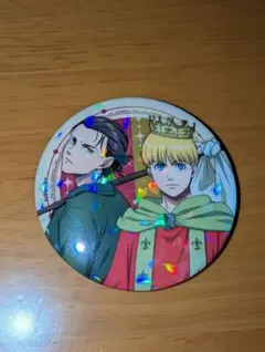 進撃の巨人 缶バッジ エレン アルミン