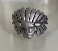 ヴィンテージ インディアン リング メンズ 指輪 海外 シルバーカラー