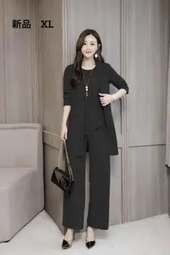 新品　パンツスーツ 卒業式　フォーマル　インポート　韓国　XL セットアップ