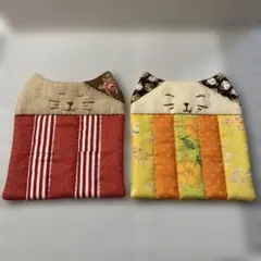 729＊ ハンドメイド　パッチワーク　コースター