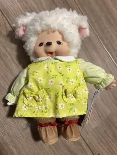 昭和 セキグチ モンチッチ おしゃぶりチャム ひつじ チャム ぬいぐるみ