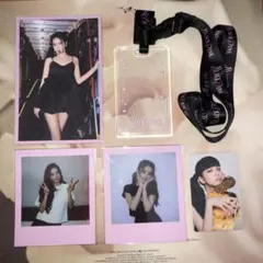 BLACKPINK ジス　jisoo トレカ　トレカフォルダー　ポストカード
