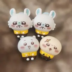 ちいかわ　ソフビ　フィギュア　ココス　指人形　モモンガ　ラッコ