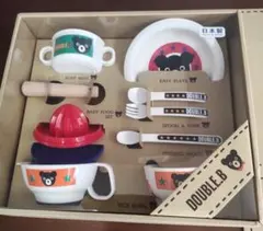 新品未使用　ミキハウス　DOUBLE B ベビー用　食器セット