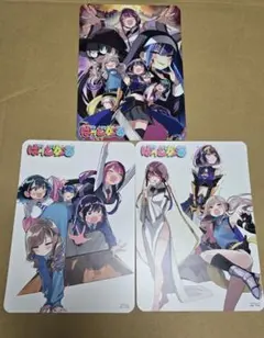 ばっどがーる アニメイト特典 A5サイズビジュアルボード 全3種セット