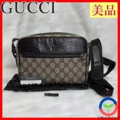 【美品】GUCCI GGスプリーム ショルダーバッグ クロスボディバッグ 保存袋