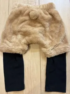 ふわふわ素材のパンツ　暖かい　冬服80センチ