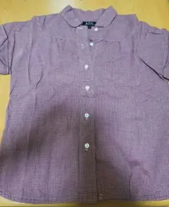 A.P.C. 半袖シャツ XS 赤・白チェック