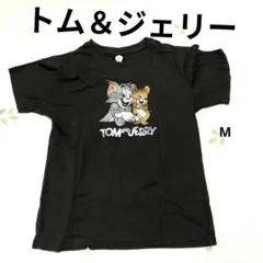 トムとジェリー 半袖Tシャツ 黒 重ね着インナー アニメイベント