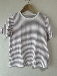 ボーダー 半袖Tシャツ Lサイズのサムネイル