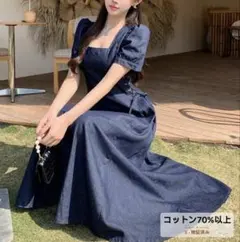 デニムワンピース