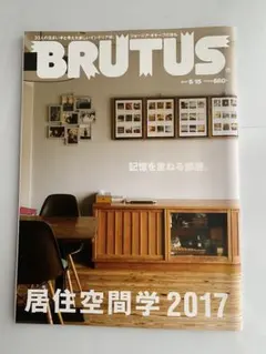 BRUTUS 2017年 5月号　居住空間学