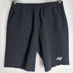 YONEX ヨネックス ハーフパンツ 黒 S ロゴプリント スポーツウェア