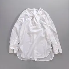 ENFOLD エンフォルド NOTE SHIRT バンドカラー 半袖シャツ 38 - メルカリ