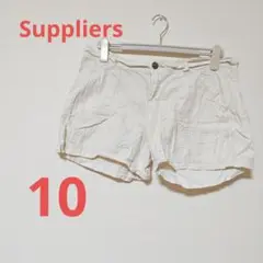 Suppliers ホワイト ショートパンツ　10 シンプル