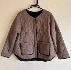 リバーシブル キルティング レディースジャケット