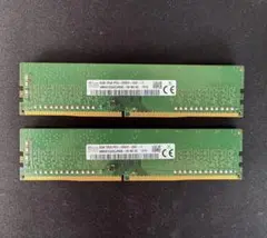 デスクトップ用DDR4メモリSKhynix8GB2枚セット