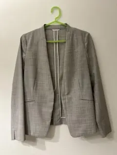 GreenLabelrelaxing グレー ノーカラージャケット 36