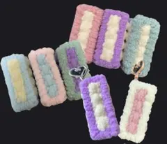 ハンドメイド　リップケース　バイカラー