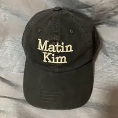 Matin Kim ブラック キャップ 韓国Matin Kim ブラック キャップ - メルカリ