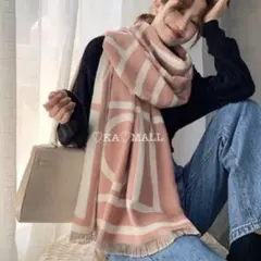 ★幾何学★ヴィンテージ★大判ストール★マフラー★ブランケット