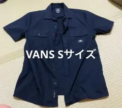 VANS ヴァンズ　バンズ　半袖シャツ 黒　ブラック　Sサイズのサムネイル