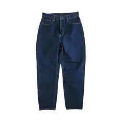 UNIQLOハイウエスト デニムパンツ インディゴブルー