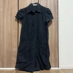 PAGEBOY 半袖シャツワンピース 黒