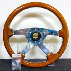 美品 ステアリング 4本スポーク 当時物 BBSマークホーンボタン 旧車 ウッド 美品 ステアリング 4本スポーク 当時物 BBSマークホーンボタン 旧車 ウッド