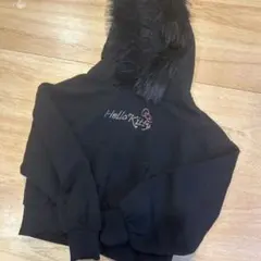 ハローキティ パーカー ファー フード 130cm