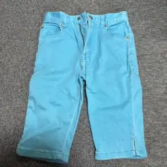 水色 パンツ バックポケット付き