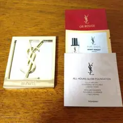 YSL イブサンローラン コンパクトミラー ノベルティ　試供品3点