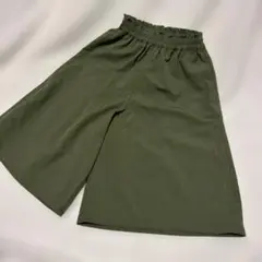 オリーブグリーン ワイドパンツ 120サイズ
