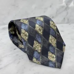 90s 美品 LANCEL ランセル ネクタイ アーガイル チェック 花柄のサムネイル