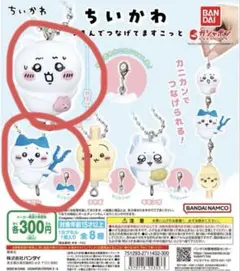 ちいかわ つまんでつなげてますこっと 2種類　ちいかわ　ハチワレ