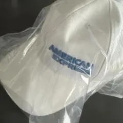 AMERICAN EXPRESS ベースボールキャップ 白4つ