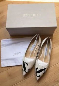 GW限定最安値★JIMMY CHOO フラットシューズ 37.5