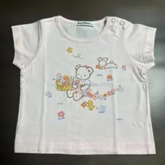 最終値下げ☀︎familiar ピンク 半袖Tシャツ
